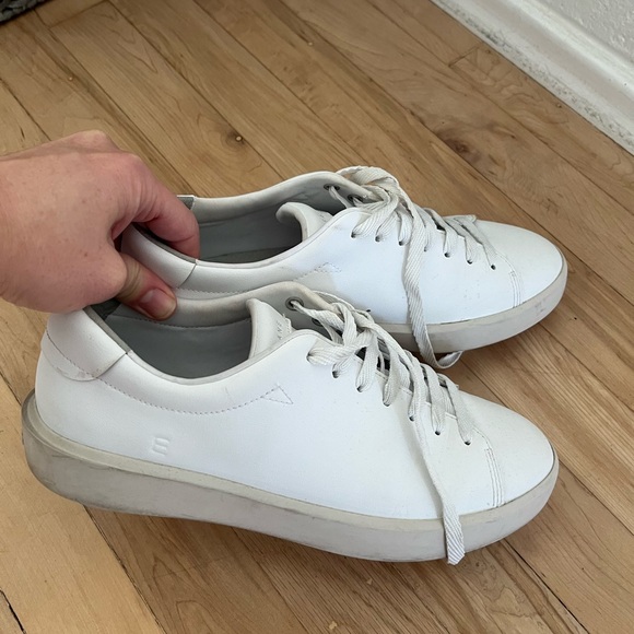 Everlane ReNew Leather Sneakers W 8.5 M 6.5 - Picture 2 of 8